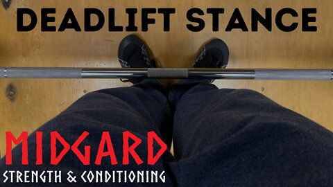 Improve Your Deadlift Stance (Conventional)