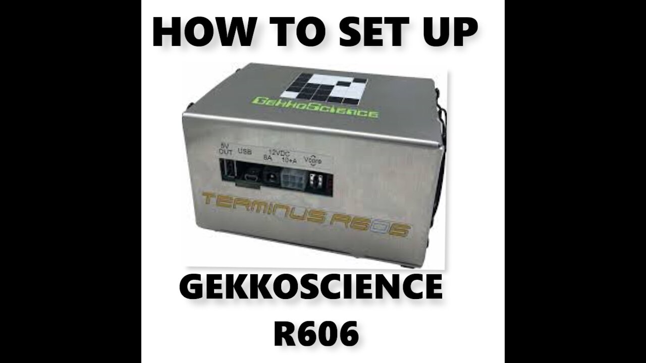 HOW TO SET UP GEKKOSCIENCE R606