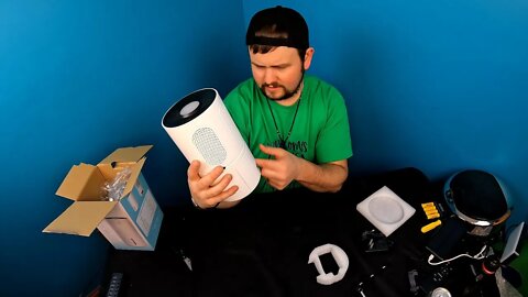 Unboxing: Dehumidifiers for Home, AIUSEVO 27oz Mini Dehumidifier Ultra Quiet with Colorful LED Light