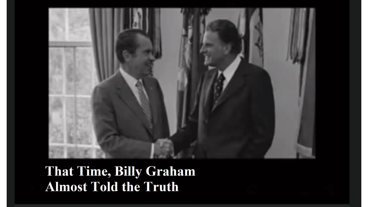 That Time Billy Graham Almost Told the Truth