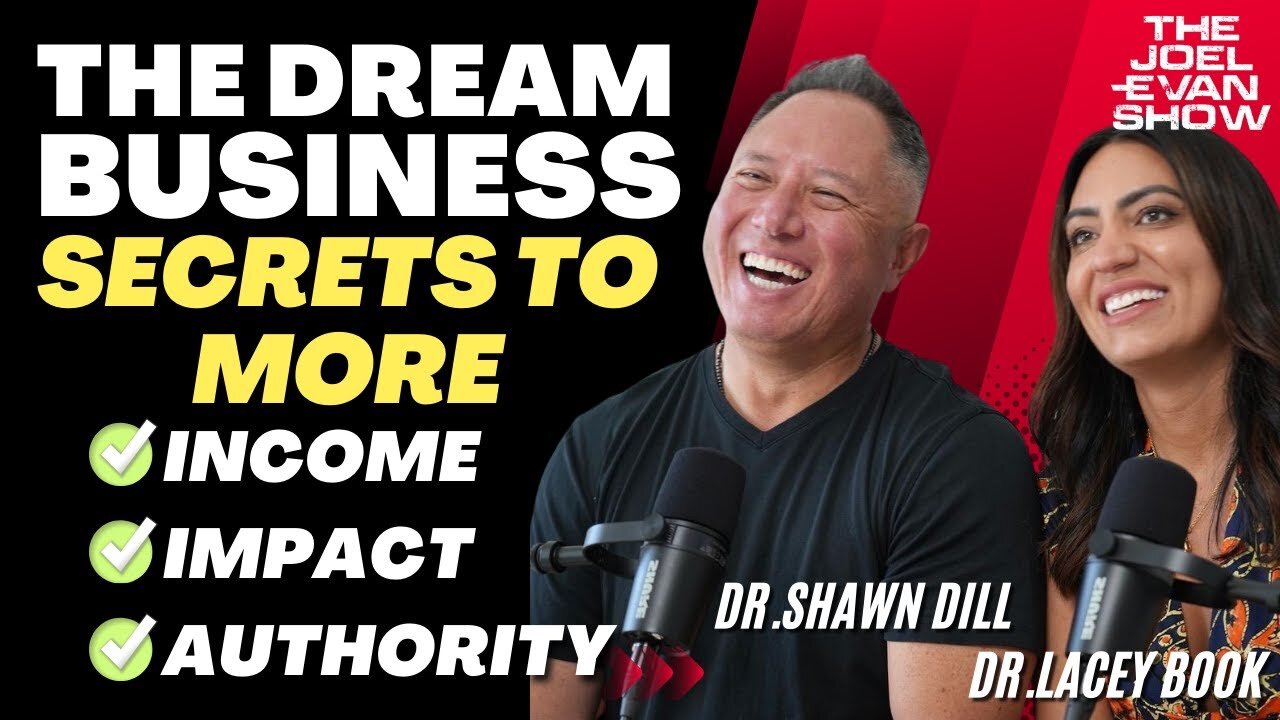 Why 50% of Business Owners Fail At Becoming Entrepreneurs - Dr Shawn Dill & Dr. Lacey Book