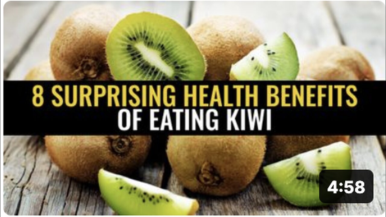 8 Surprising health benefits of eating kiwi