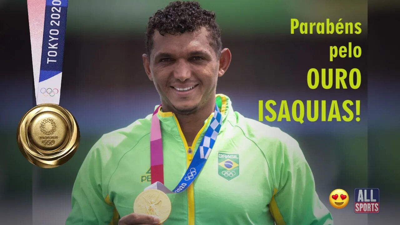 🥇Parabéns pelo ouro Isaquias! Sua quarta medalha olímpica.