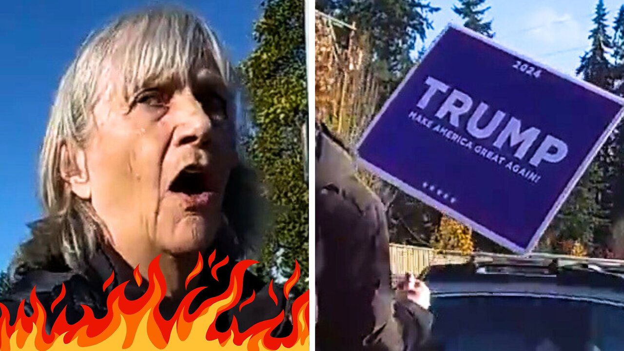 Woke Karen Charged with HATE CRIME After This Scuffle with Trump Supporters