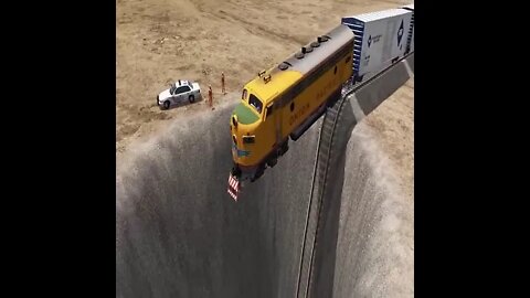 Cars vs Giant Crater 1of6 107of148 #shorts