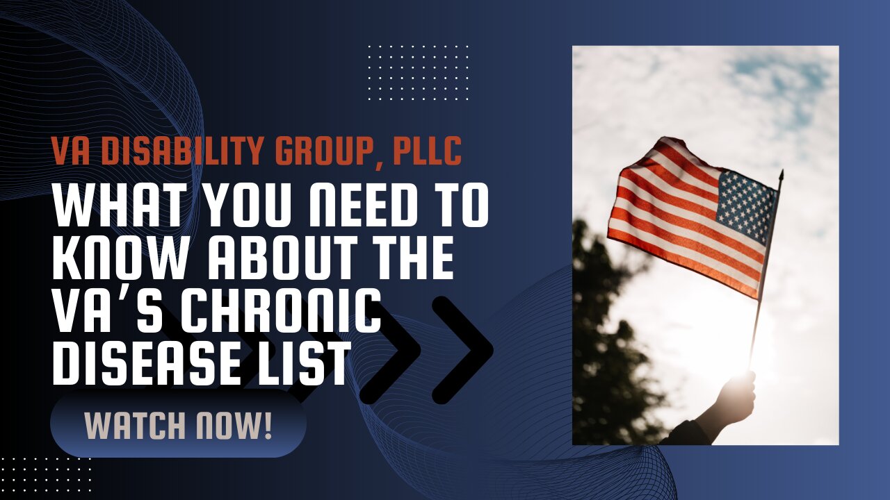 Chronic Disease List | VA Disability Benefits