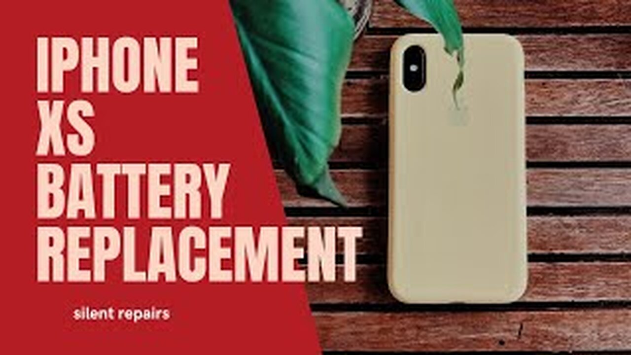 APPLE, Iphone XS, battery, replacement, repair video