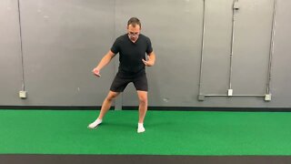 Slider side lunge to reverse lunge combo