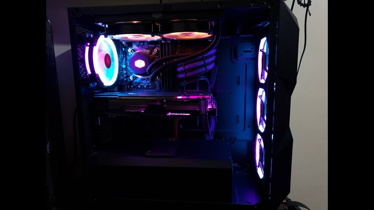 Build My First Rgb Gaming Pc | i7 4790 | asus Strix RX 580 8gb OC