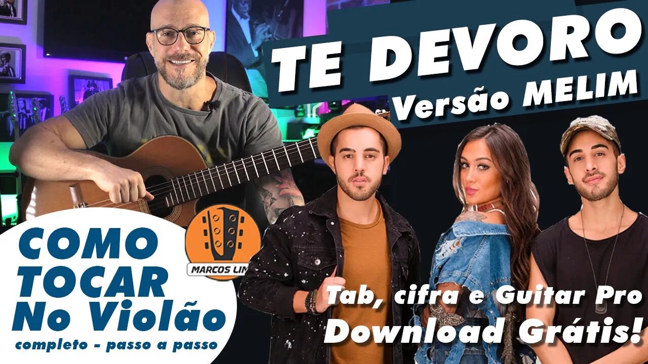 Te Devoro - Melim (Djavan) COMO TOCAR NO VIOLÃO | Aula completa com cifra, Tablatura e GuitarPro.