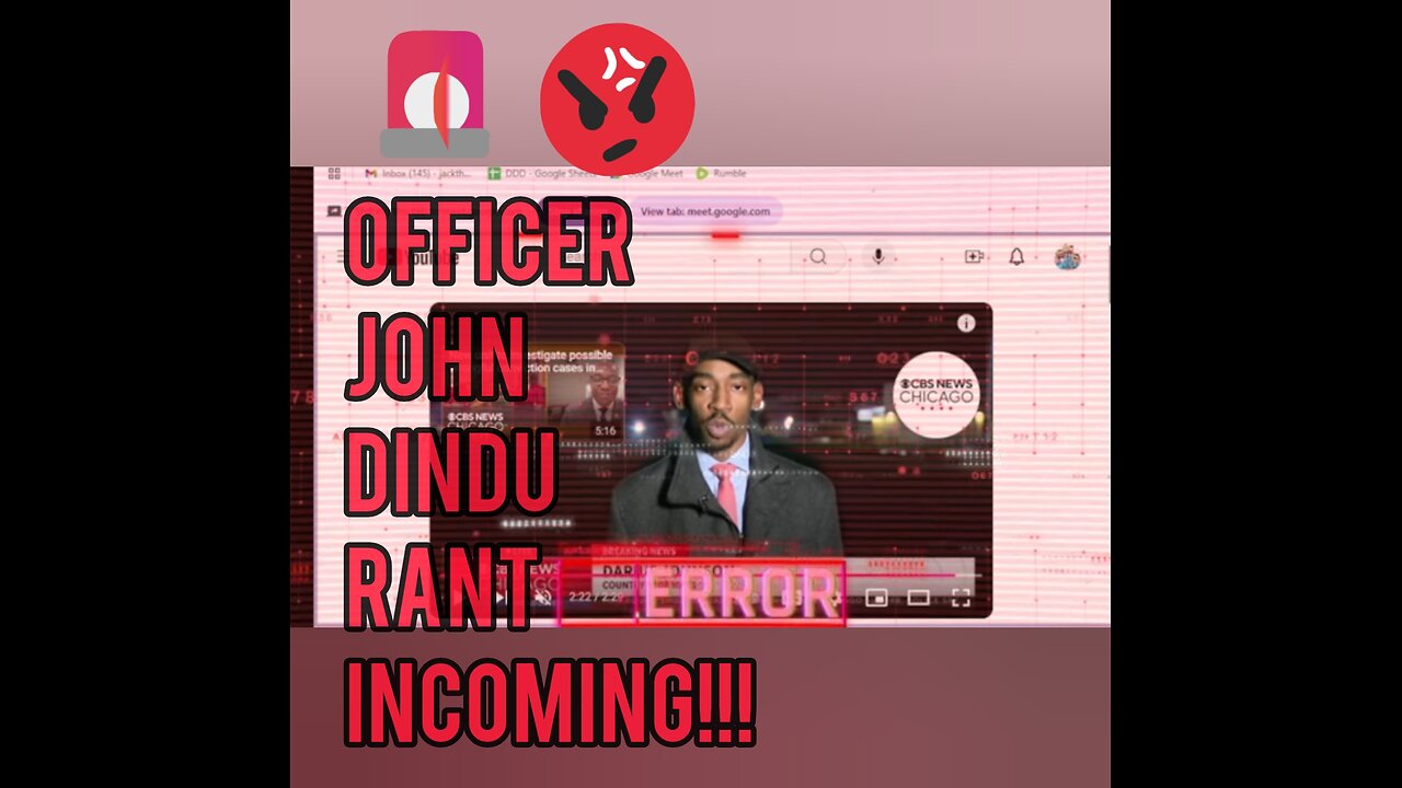 Officer John Goes On A Dindu Rant: No. 3