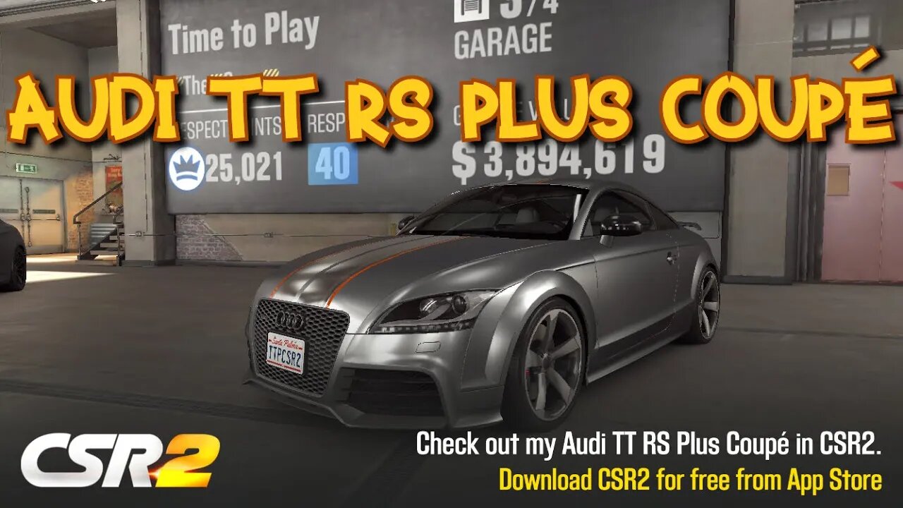 LET'S RACE the Stage 2 AUDI TT RS PLUS COUPÉ