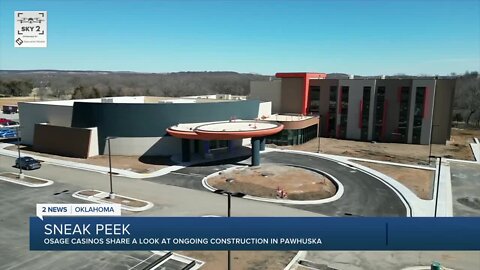 WATCH: A look at in-progress Osage Casino coming to Pawhuska