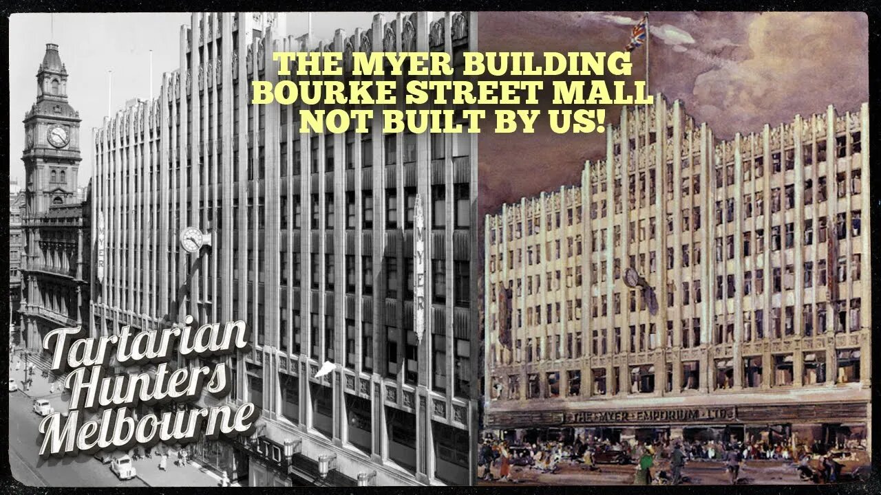 THE MYER BUILDING, BOURKE STREET MALL MELBOURNE. NOT BUILT BY US!!!