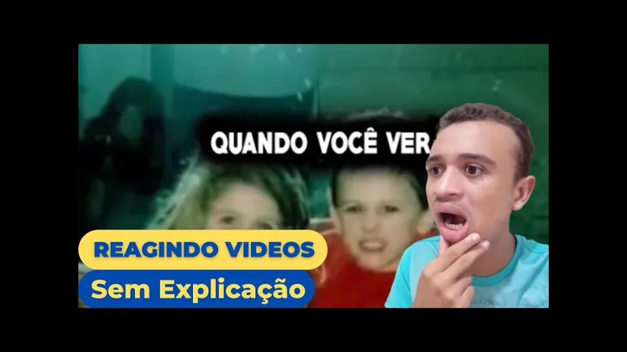 Reagindo ASSUSTADOR isso que ela gravou sozinha em casa... E MAIS Vídeos Sem EXPLICAÇÃO