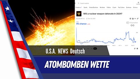 USA BIZARR - Polymarket wettet auf Atombombe vor Weihnachten