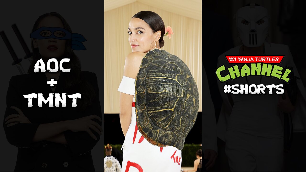 AOC + Ninja Turtles (Alexandria Ocasio-Cortez and TMNT)