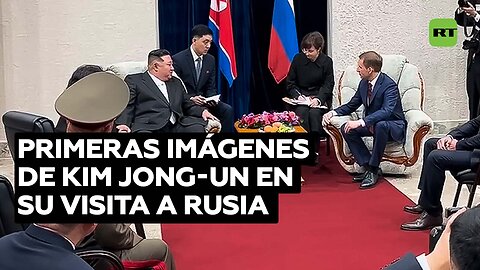 Publican las primeras imágenes de la llegada de Kim Jong-un a Rusia