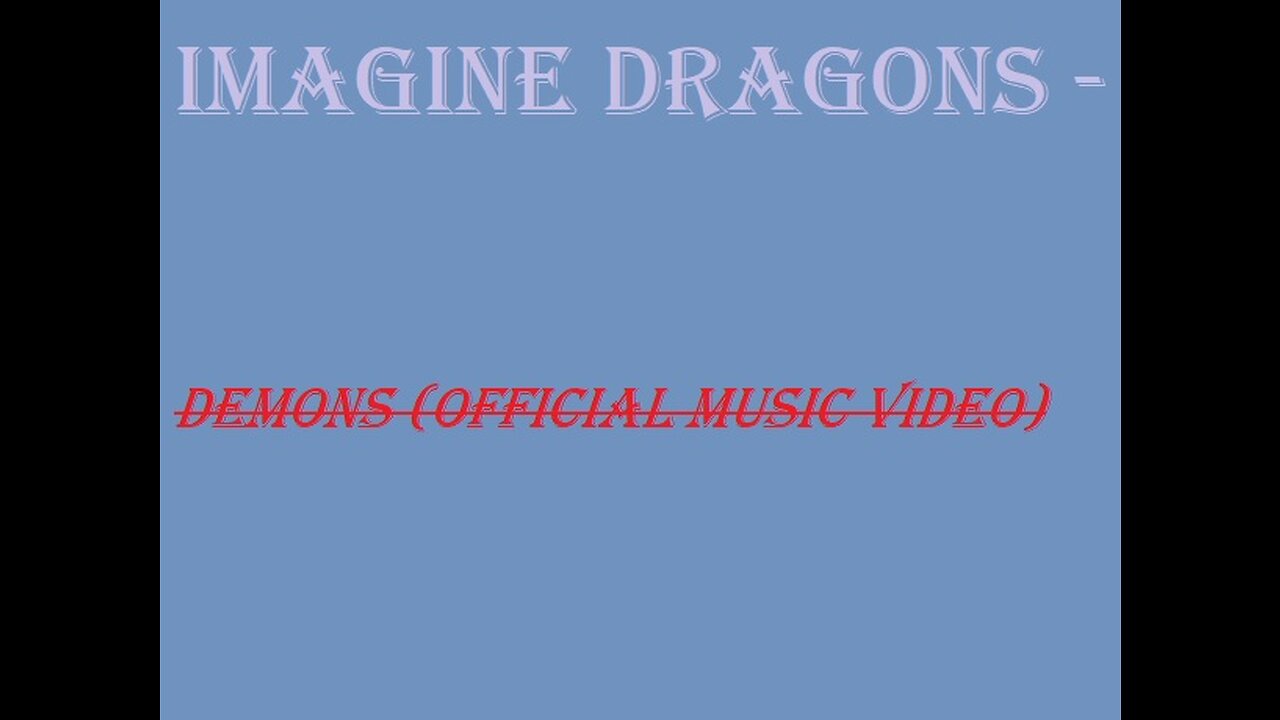 Imagine Dragons - Demons (Official Music Video)