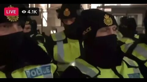 Canadian police fighting against the Canadian people they are working for global fascism