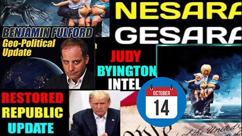 Judy Byington. Restored Republic via a GCR 10/14/24 > Benjamin Fulford Great - Trump Return