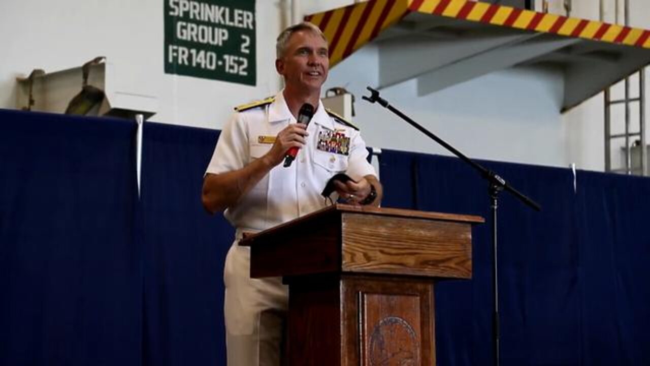 Rear Adm. J.T. Anderson, commander, Carrier Strike Group (CSG) 3