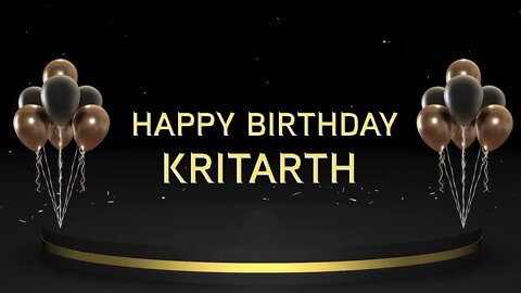 Wish you a very Happy Birthday Kritarth
