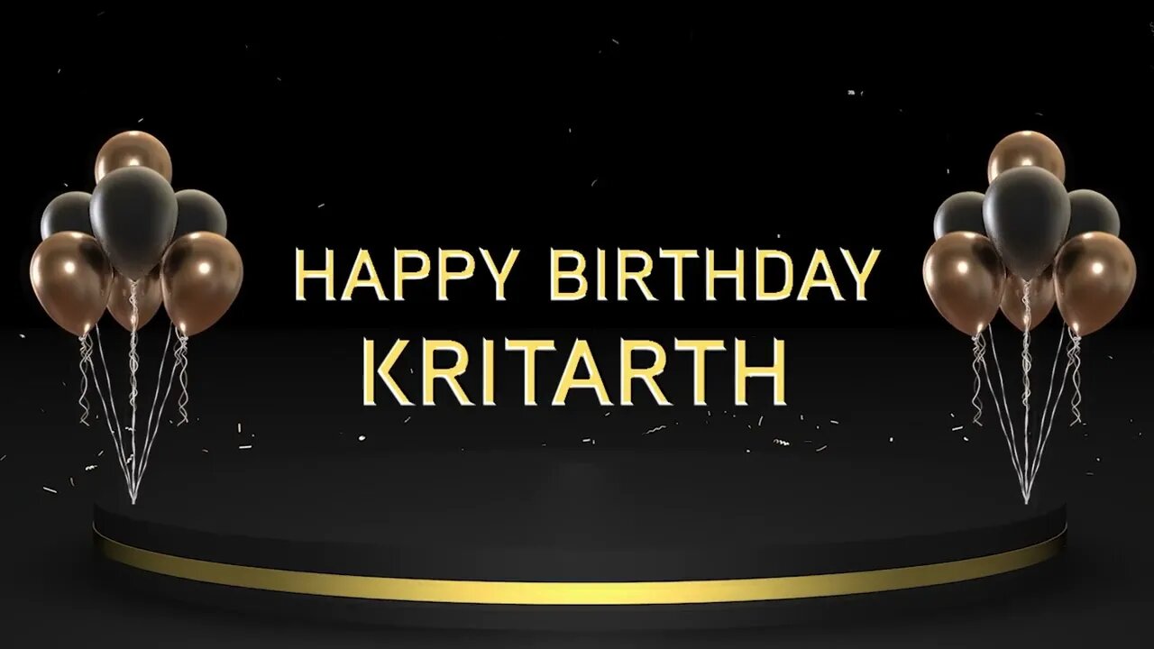 Wish you a very Happy Birthday Kritarth