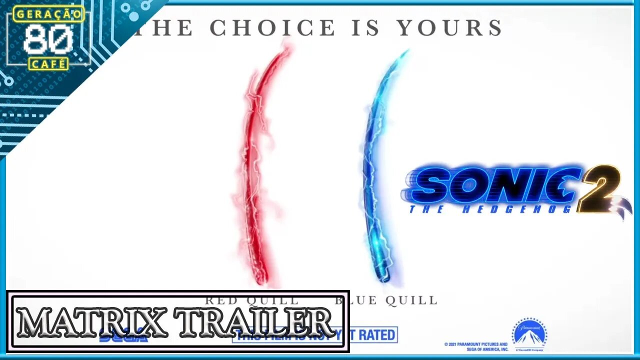 SONIC - THE HEDGEHOG 2 - Matrix Trailer (Legendado)