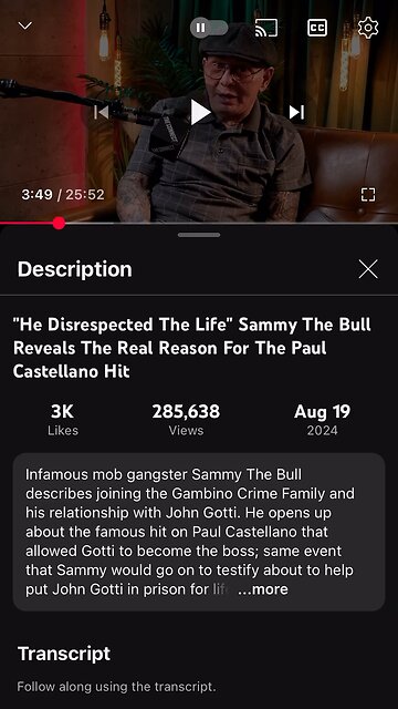 Sammy telling it part one