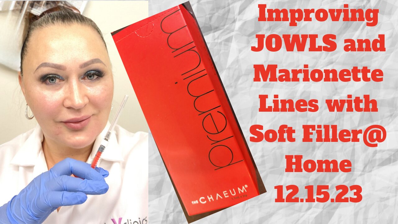 Fixing Jowls and Marionette Line with Soft Filler Cannula techniques. 12.15.23 #filler