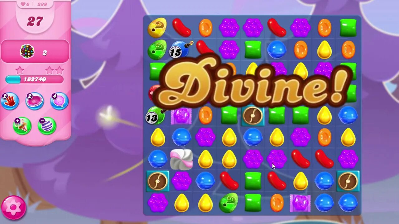 Candy Crush Saga Level 389