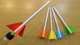 How to Make a simple Rocket Launcher - how made toy for kids - toy for kid