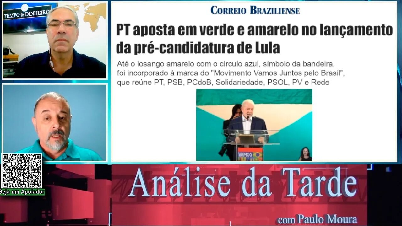 Bolsonaro faz visita fora do roteiro e Lula discursa seguindo roteiro do PT