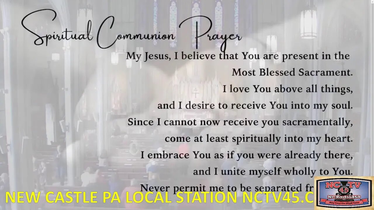NCTV45 CATHOLIC MASS HOLY SPIRIT PARISH (ST MARY'S) NOON MONDAY APRIL 4 2022