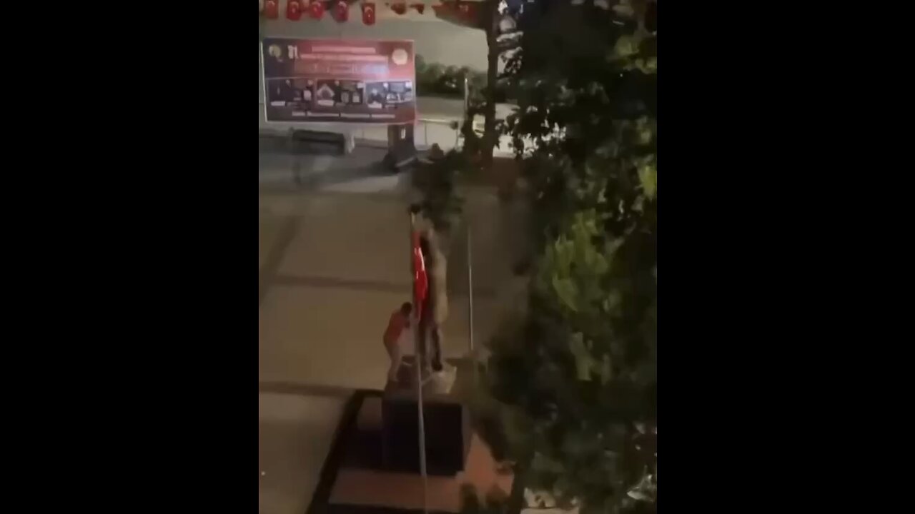 Ataturk monument attacked in Trabzon, Turkey