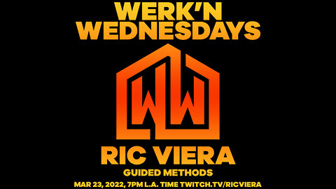 Ric Viera - Werk'n Wednesdays EP 061 - Live House Music (03/23/2022)