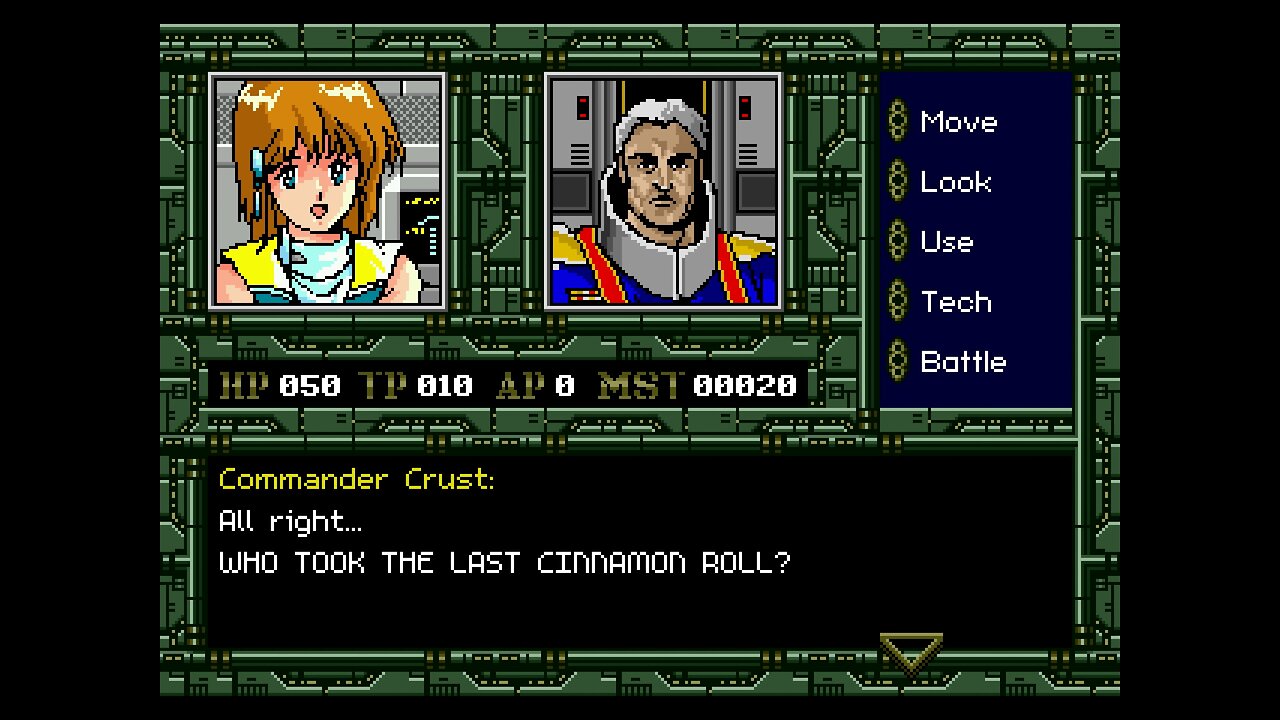 Who took the last cinnamon roll? (Phantasy Star Humor)