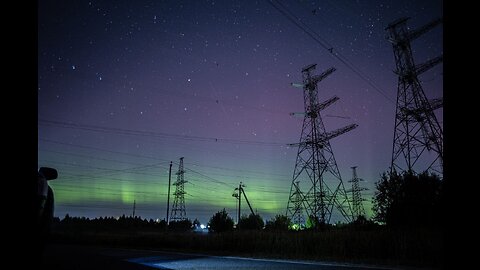 Luzes do norte foram observadas na região de Moscou esta noite