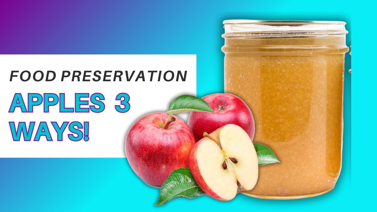 Make APPLESAUCE and ACV