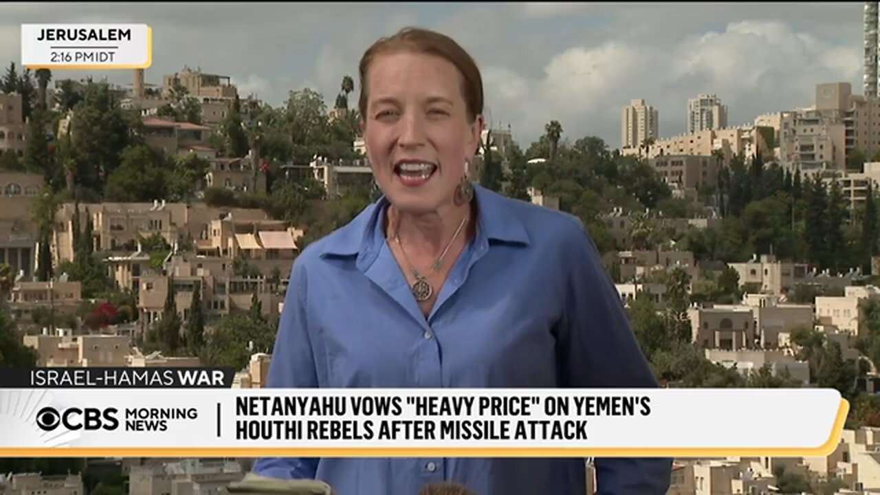 Netanyahu vows "heavy price" on Houthis in Yemen after missile attack against Israel