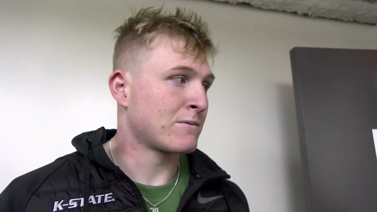 Kansas State Football | Brendan Mott Postgame Interview | K-State 48, West Virginia 31