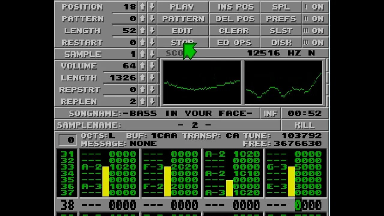 Atari ST Protracker Mods - Bass In Your Face