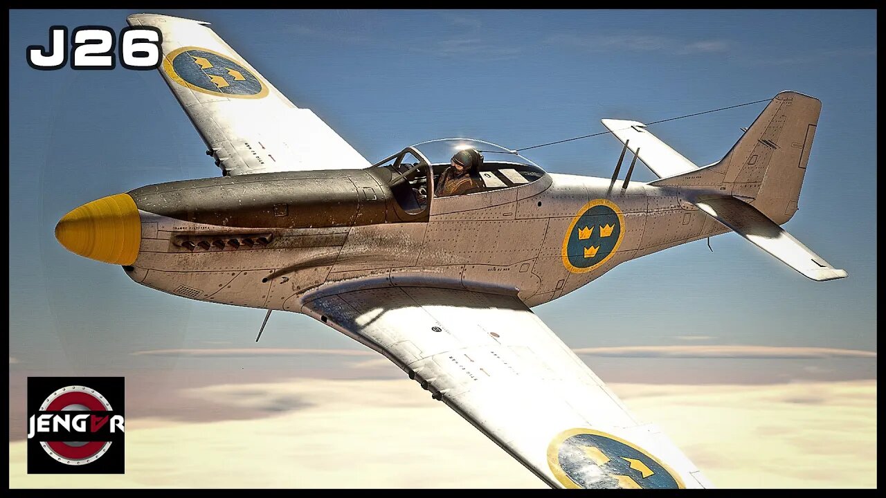 The KING Above! J26 Mustang - Sweden - War Thunder Review!