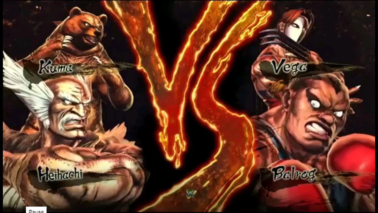 STREET FIGHTER VS TEKKEN - HEIHACHI E KUMA VS VEGA E BALROG