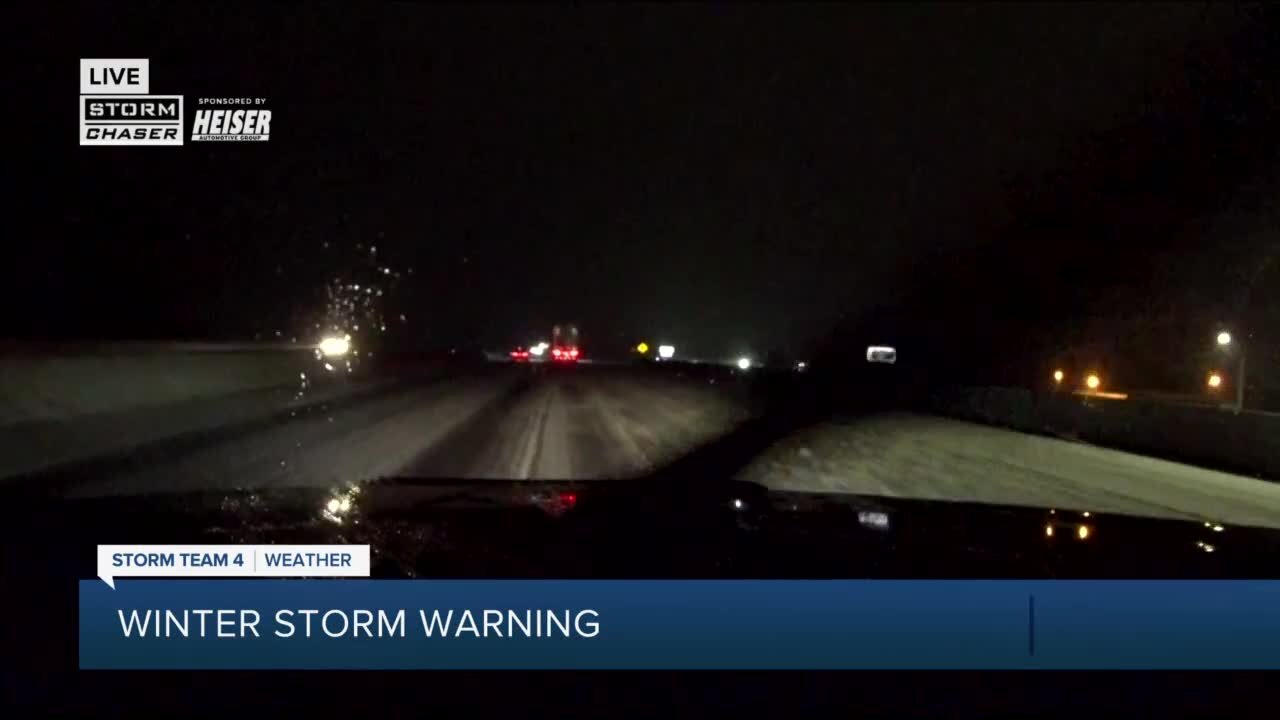 Winter storm moves through Southeast Wisconsin, bringing 5-8+ inches of snow