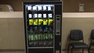 Vending machines with free items to prevent, reverse opioid overdoses