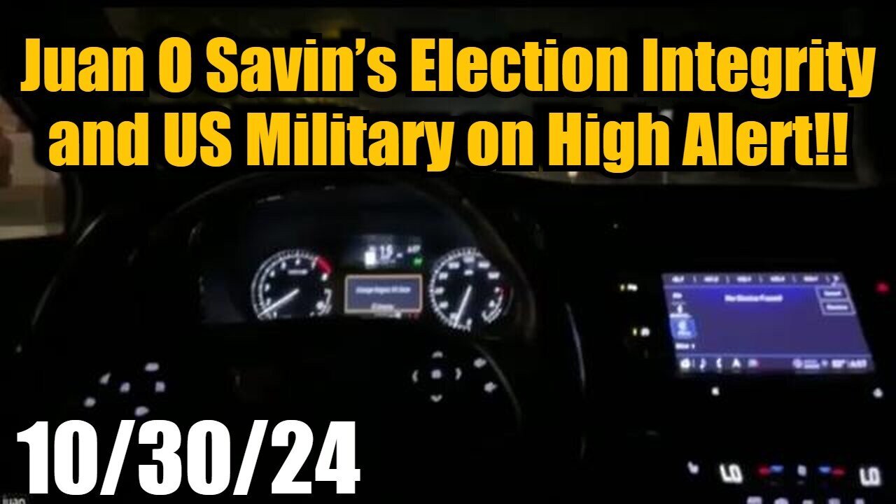 Juan O Savin’s Election Integrity & US Military on High Alert!