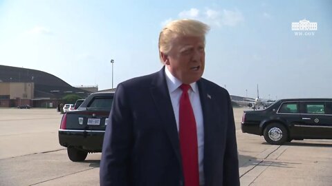 President Trump Delivers Remarks Upon Departure