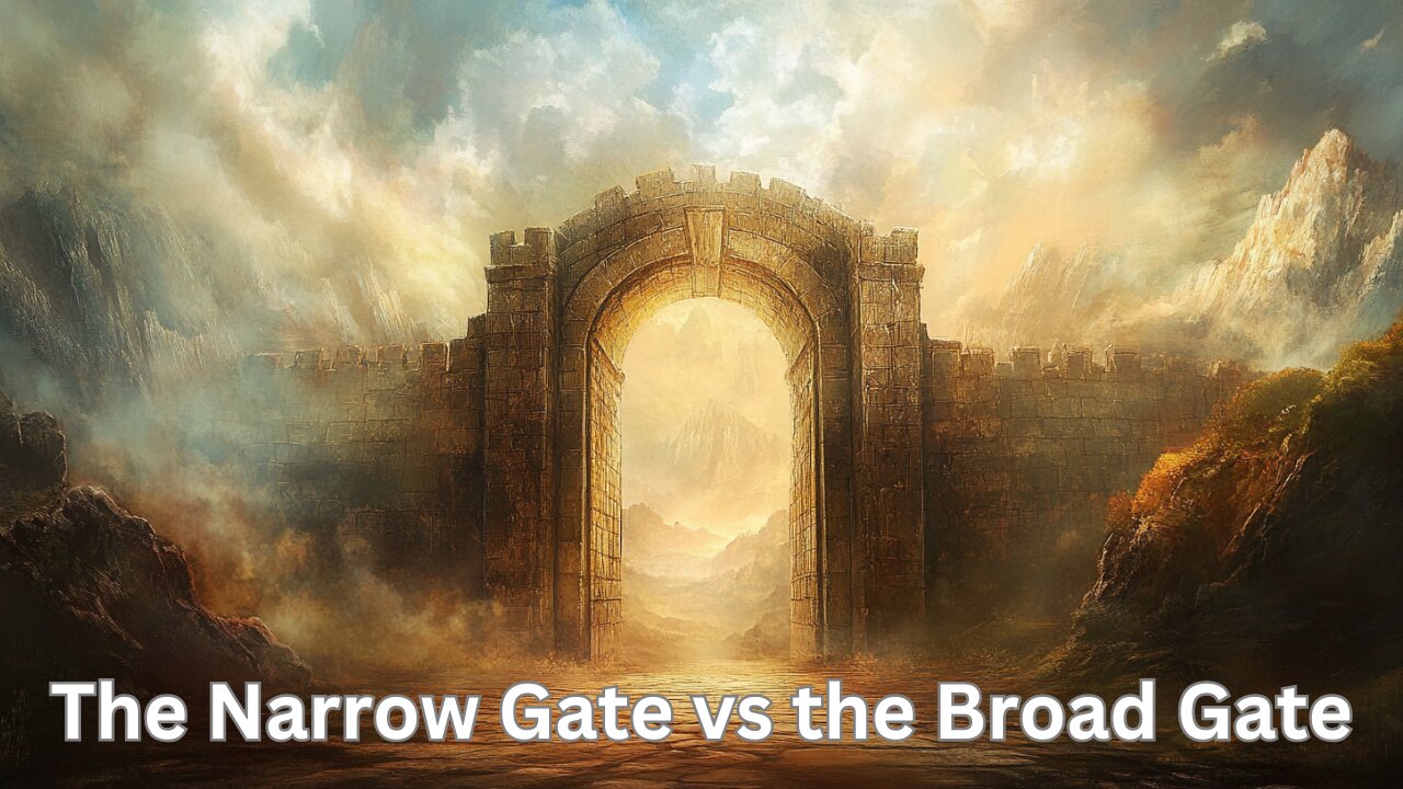 The Narrow Gate vs The Broad Gate Rev David Blowers